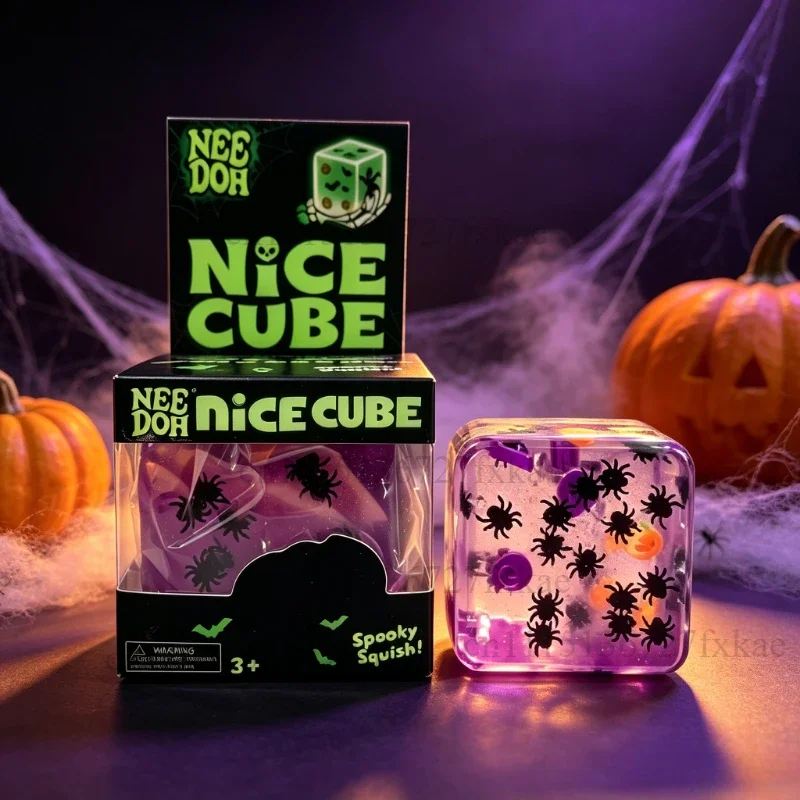 Needoh Halloween Gifts Such As Spiders and Pumpkins. Sensory Toys for Relieving Stress. Soft Decompression Toys
