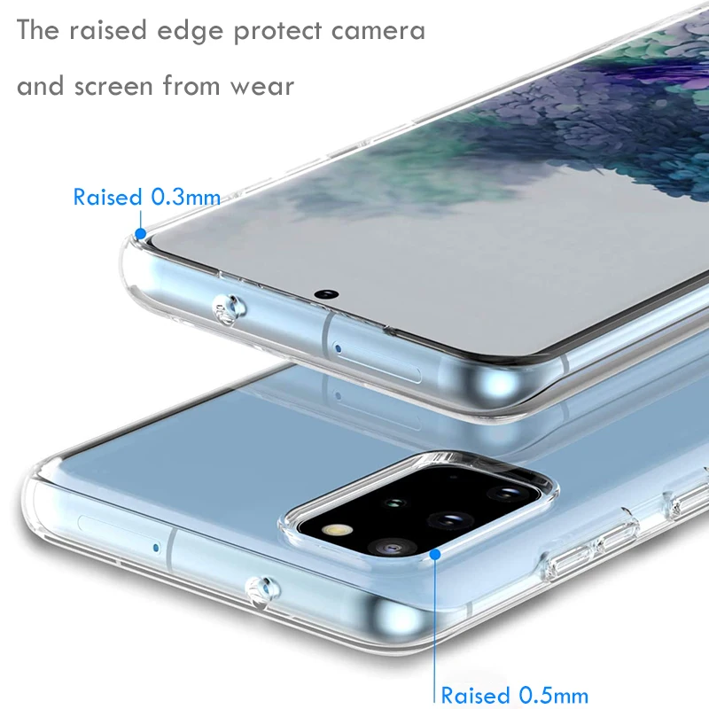 Ultra Thin Silicone Clear Protection Cover for Samsung A71 A51 A41 A31 A21s A12 A70 A50 A30 A20 A10 S20 Fe S20 S21 S22 Plus Case view 5