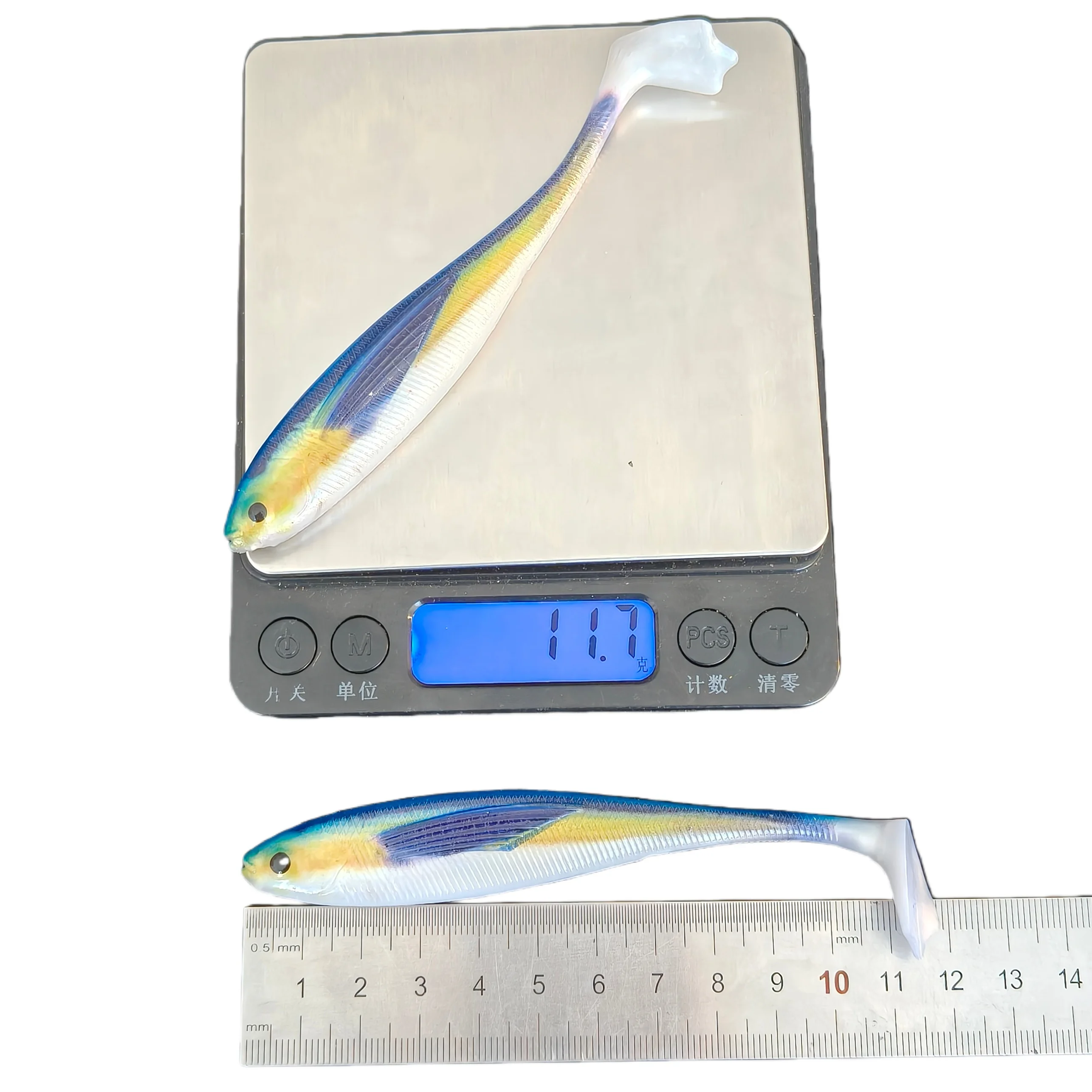 

Набор из 12 мягких приманок Swolfy, 12 см, 11 г, для троллинга, тонущие, для морской рыбалки с лодки, из ПВХ-резины, искусственные, для троллинга, Leurre