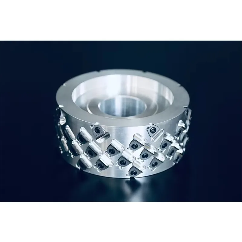 Top Quality High Performance Jointing Cutter Head Edge Banding Spiral Cutter With Turnblade Knives, Aluminum Body