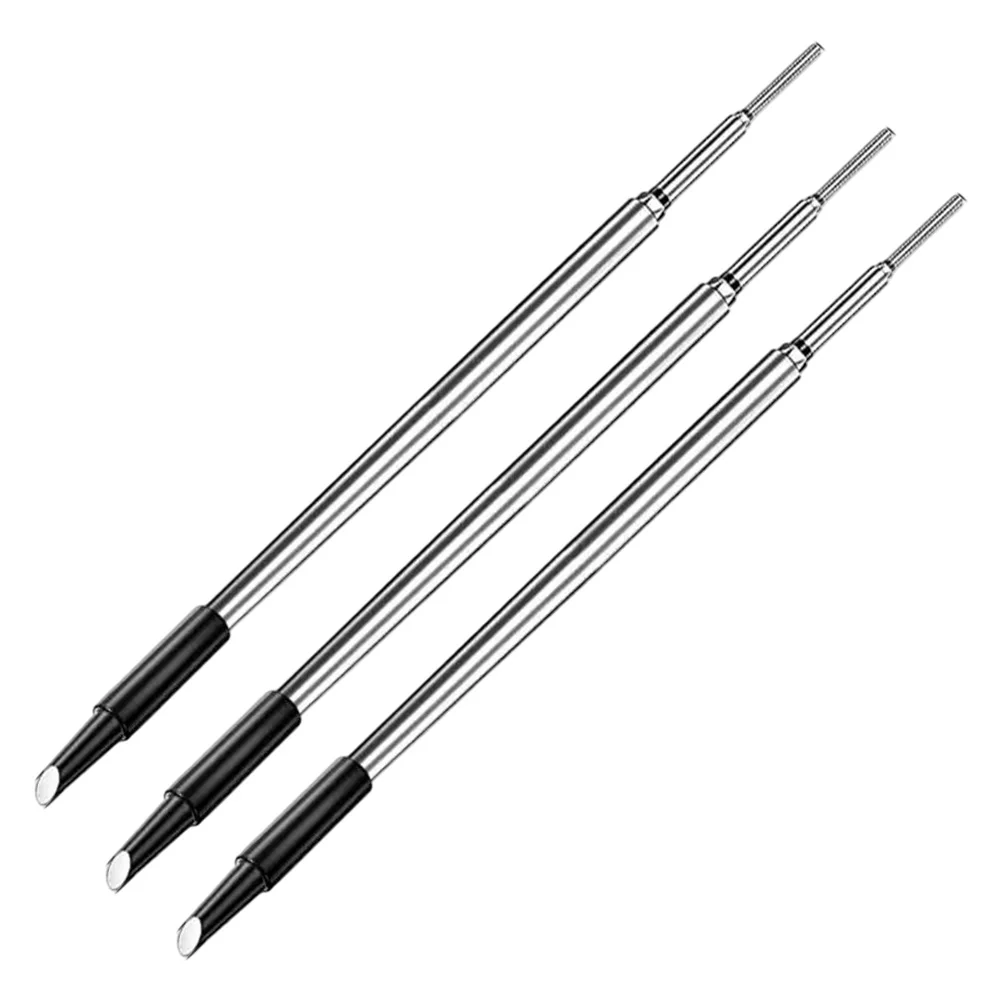 3pcs Soldering Iron Tips K Blade for C Horseshoe B Round for C210 Soldering Iron Handle Reliable Heat Transfer Design