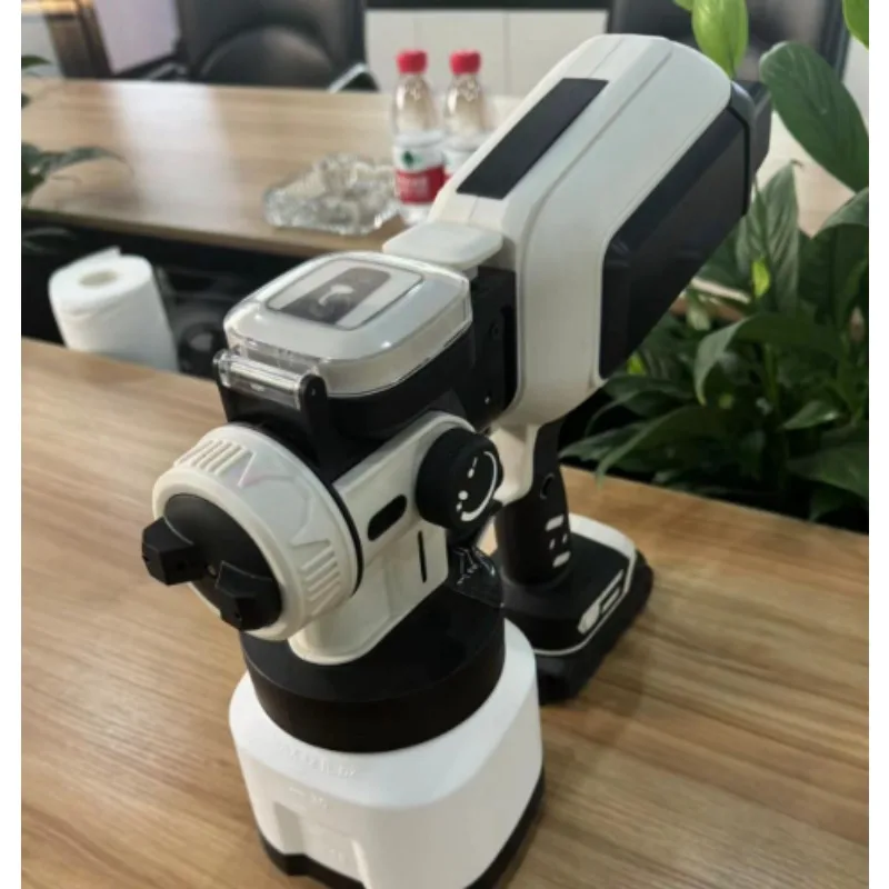 Светодиодный электрический пистолет-распылитель с верхней подачей, высокий распылитель, латексная краска, специальный цвет, стальная краска, мешок для воды, песок, дом