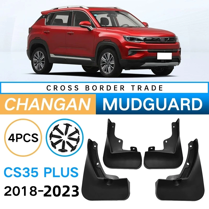 

4PCS Front Rear Wheel Mudguards For Changan CS35 PLUS 2018-2023 Sedan Touring Splash Guards Fender Mud Flaps Car Accessories