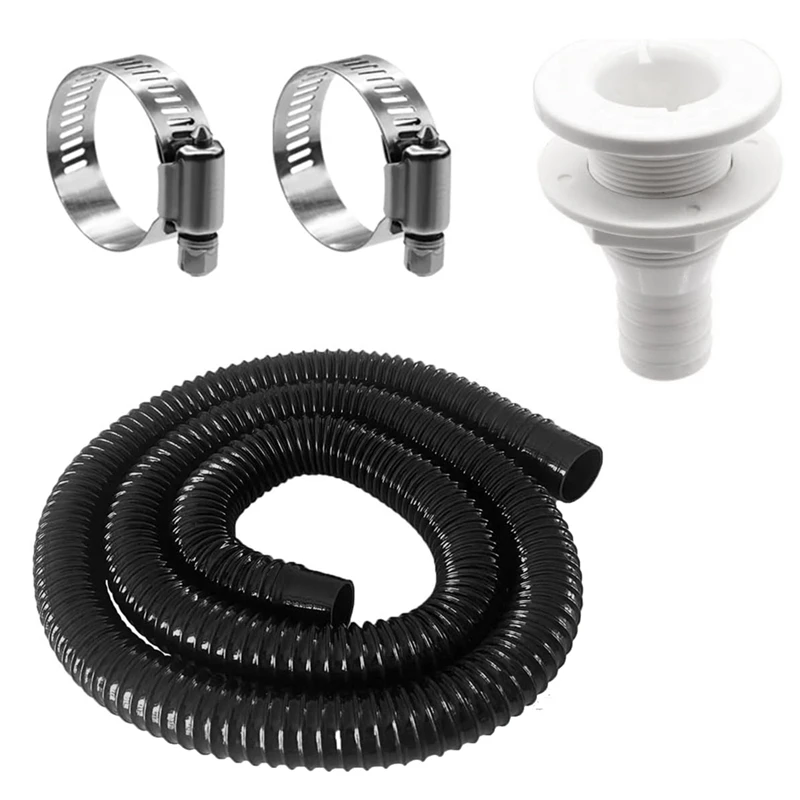 

1-1/8-Inch Bilge Pump Hose Dia Plumbing Kit,Bilge Pump Installation Kit , Drain Outlet Replacement Hardware