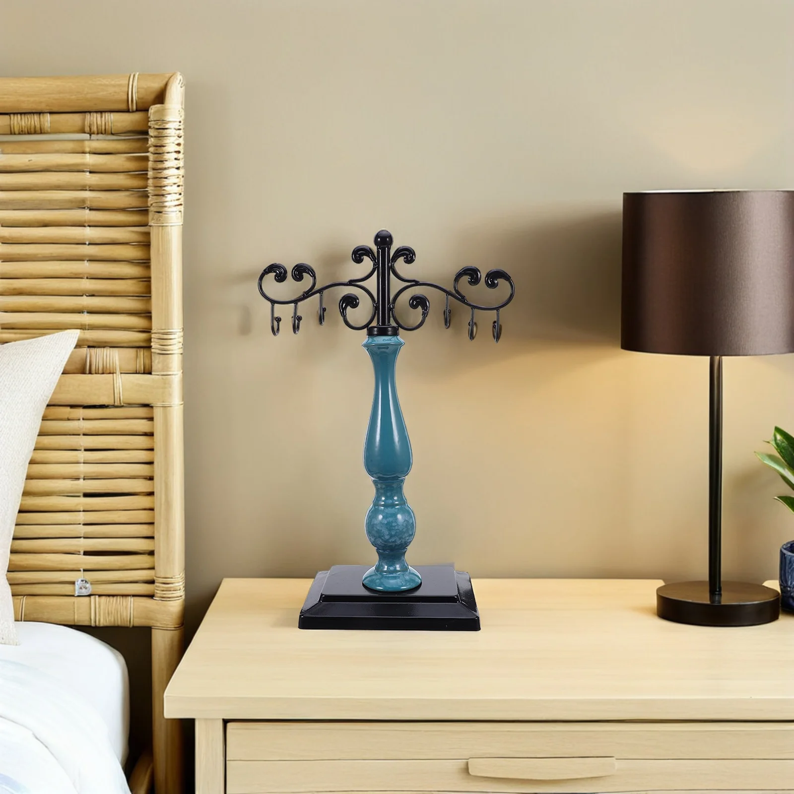 

Металлическая подставка для хранения ювелирных изделий: держатель для ожерелья в форме тыквы с крючками для ожерелья, браслетов, сережек, подвесной органайзер, дисплей