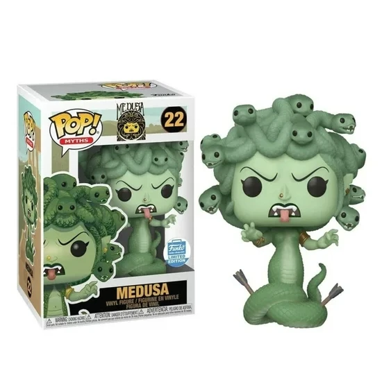 Funko POP Mitología griega antigua Medusa 22 #   Figura de vinilo de PVC, juguetes de modelos coleccionables, héroe para regalo de fiesta, juguete