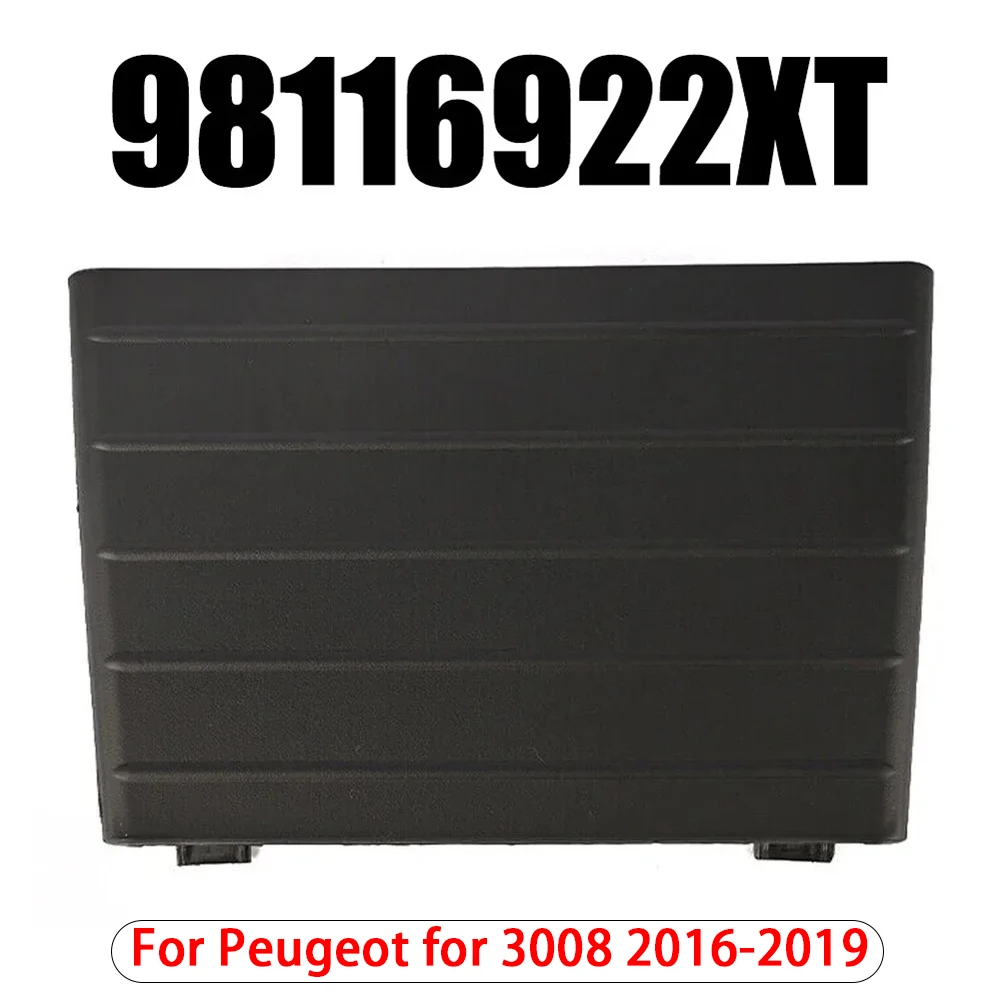 

Car Front Bumper Lower Center Grille Cover for Peugeot for 3008 2016 2017 2018 2019 Black Bumper Protective Part 98116922XT