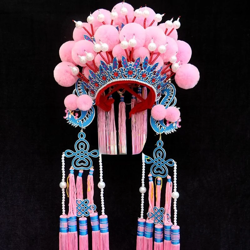 Fengguan Headdress Fengguan Hat Fengguan Xiaguan Pompoms