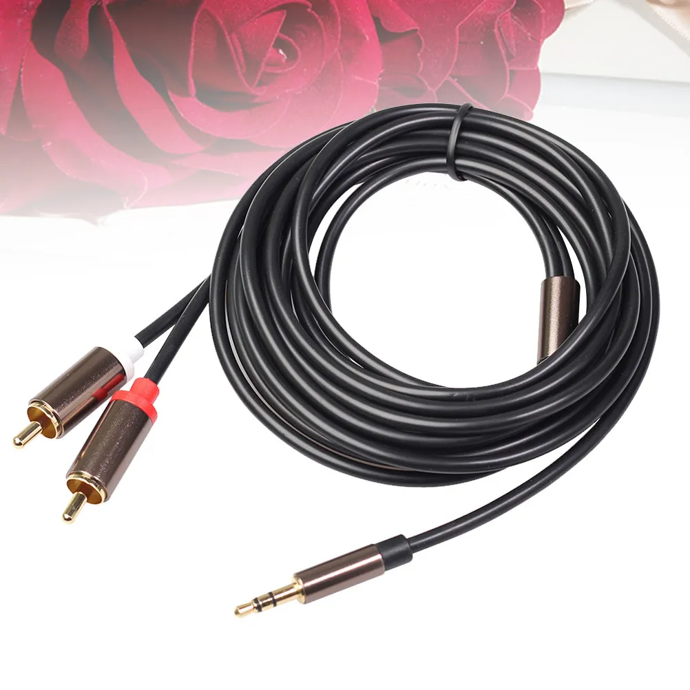 3M 3.5mm Male to Stereo Audio Cable Gold Plated Oxygen Free Copper Noise Shielding Slim Connector for Phone Tablet Laptop