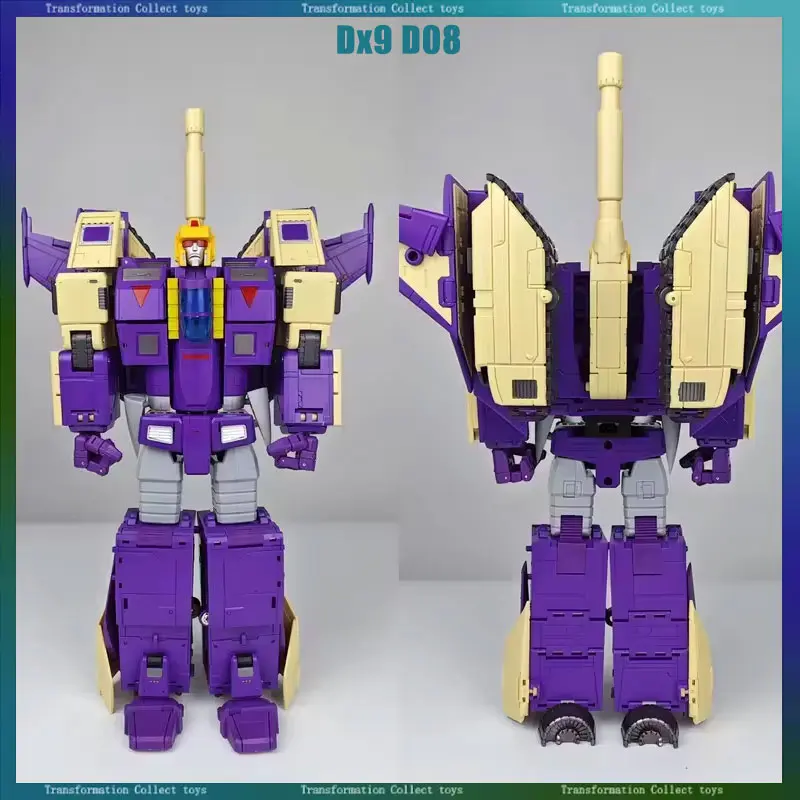 

Hot Transformation Dx9 D08 Bliztwing Lightning Gewalt Three- Aircraft Tank Animation G1 Action Model Robot In Stock