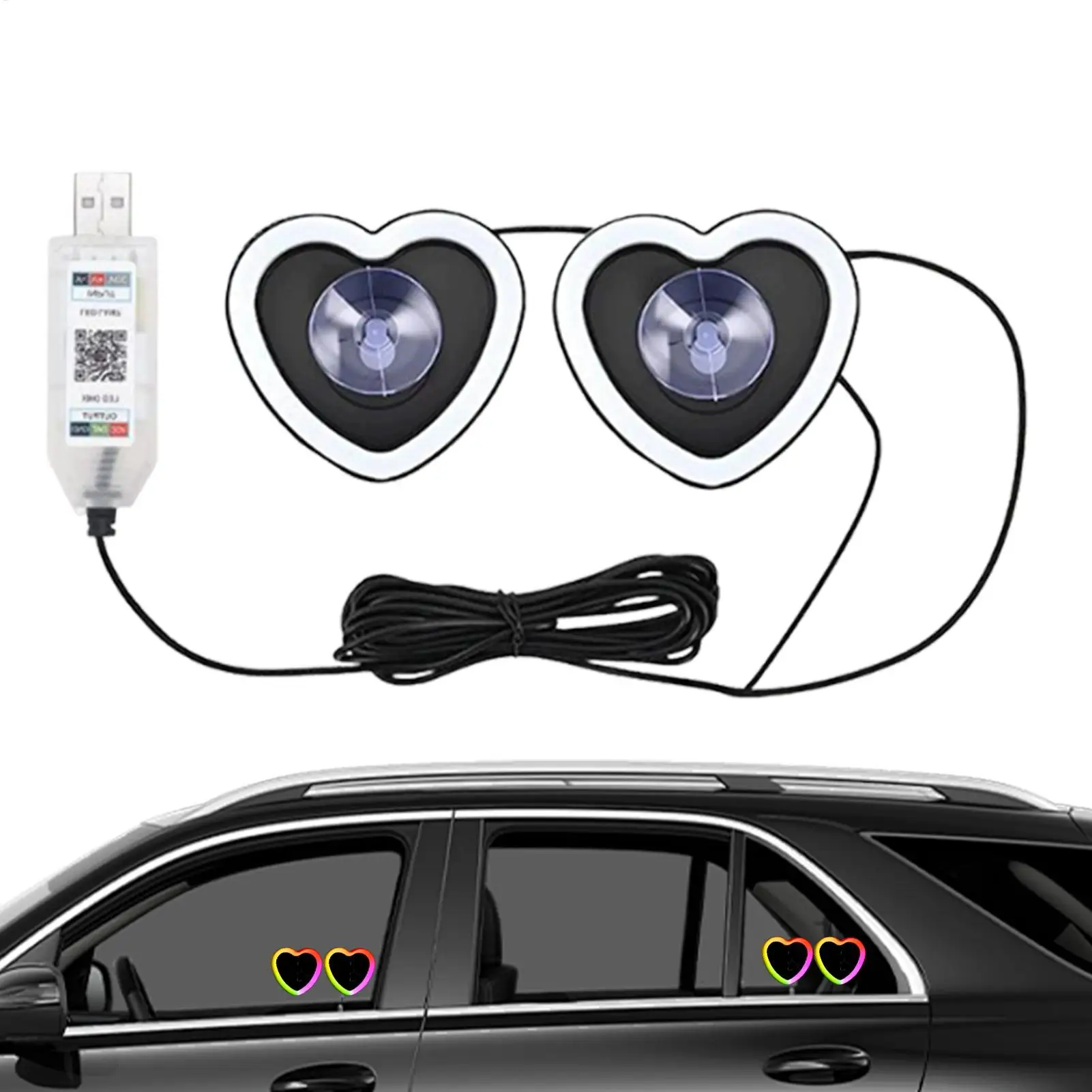 

Car Led Lights Interior Wireless 256 Color Safe Romantic Lighting Car Interior Lights For Family Friends Enthusiast Driving