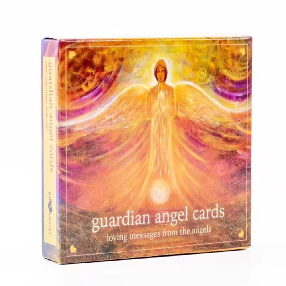 Guardian Angel Oracle Cards 50Pcs Tarot Card Fate Divination Prophecy Card Family Party Game Tarot Board Playing Game 8.6*8.6cm