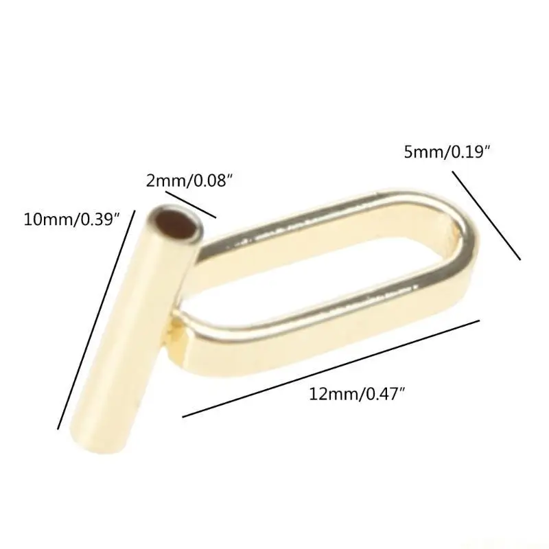 D46E Brooch Converters Copper Material Pin to Pendant Converters Brooches Converter