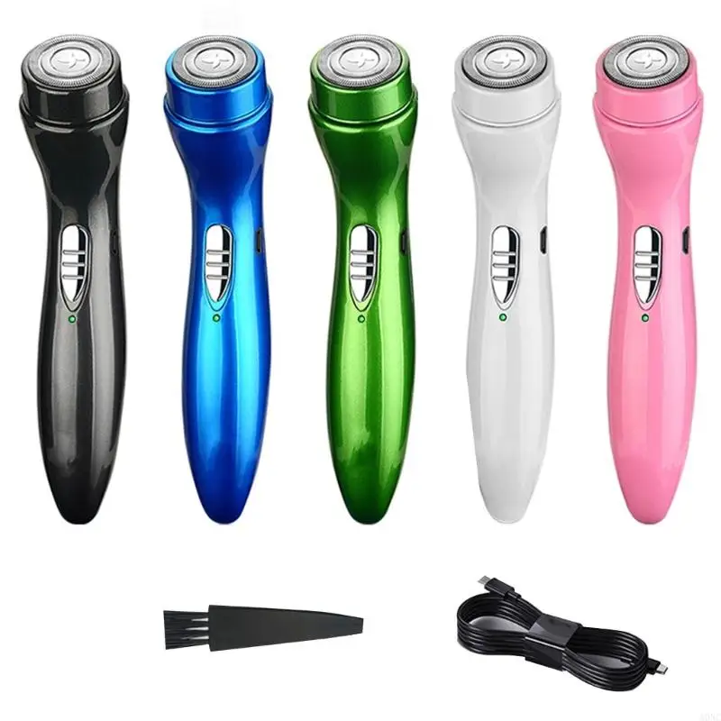 A0NC Máy cạo râu động USB có thể sạc lại dao cạo thu nhỏ thiết bị cạo râu mạnh mẽ Công cụ chải chuốt nam thuận tiện