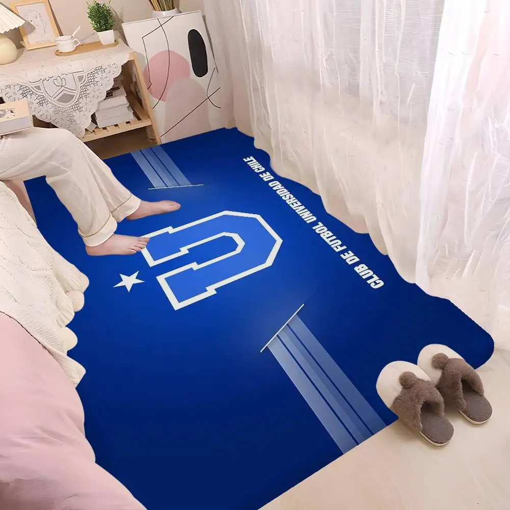 Chile U-University Logo Floor Mat Kids Room Bedroom Decoration Balcony Anti-Slip Doormat Living Room Welcome Rug