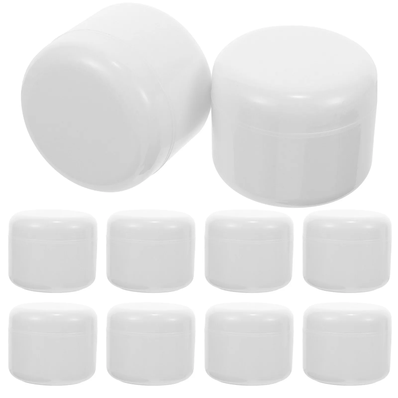 

10 шт. многоразовых герметичных портативных контейнеров для крема, лосьона для тела и увлажняющих средств, для путешествий, для образцов