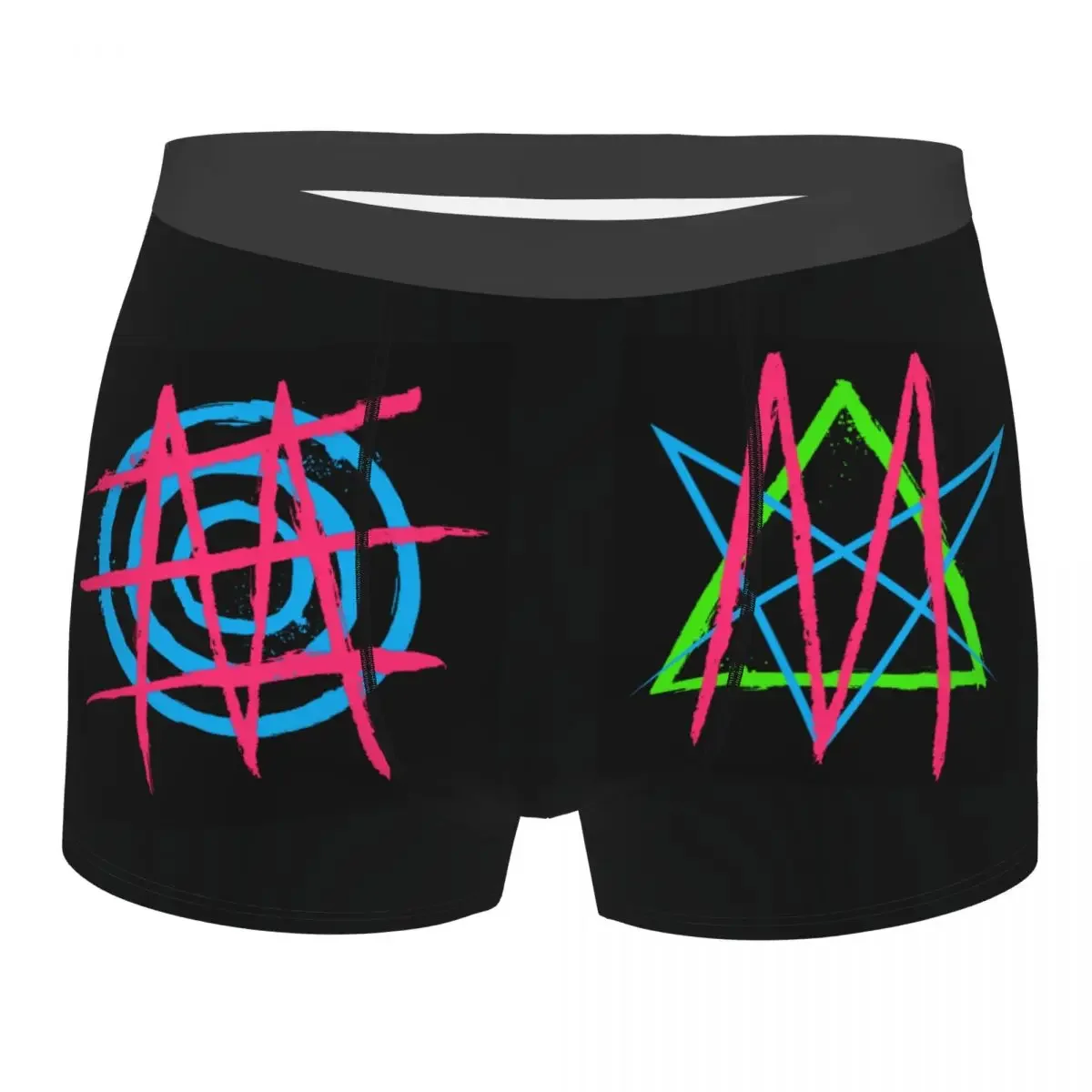 Custom  Mindless Hip Hop Punk Rock Self Indulgence Underwear Male Print Electro Boxer Briefs Shorts Panties Soft Underpants