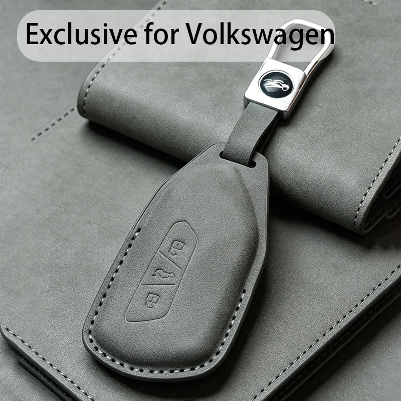 Car Key Fob Cover for VW Volkswagen golf 8 ID.3 ID.4 Skoda Octovia A8 MK4 MK8 2022 2021 GTI R Keyless Keychain Durable Luxury