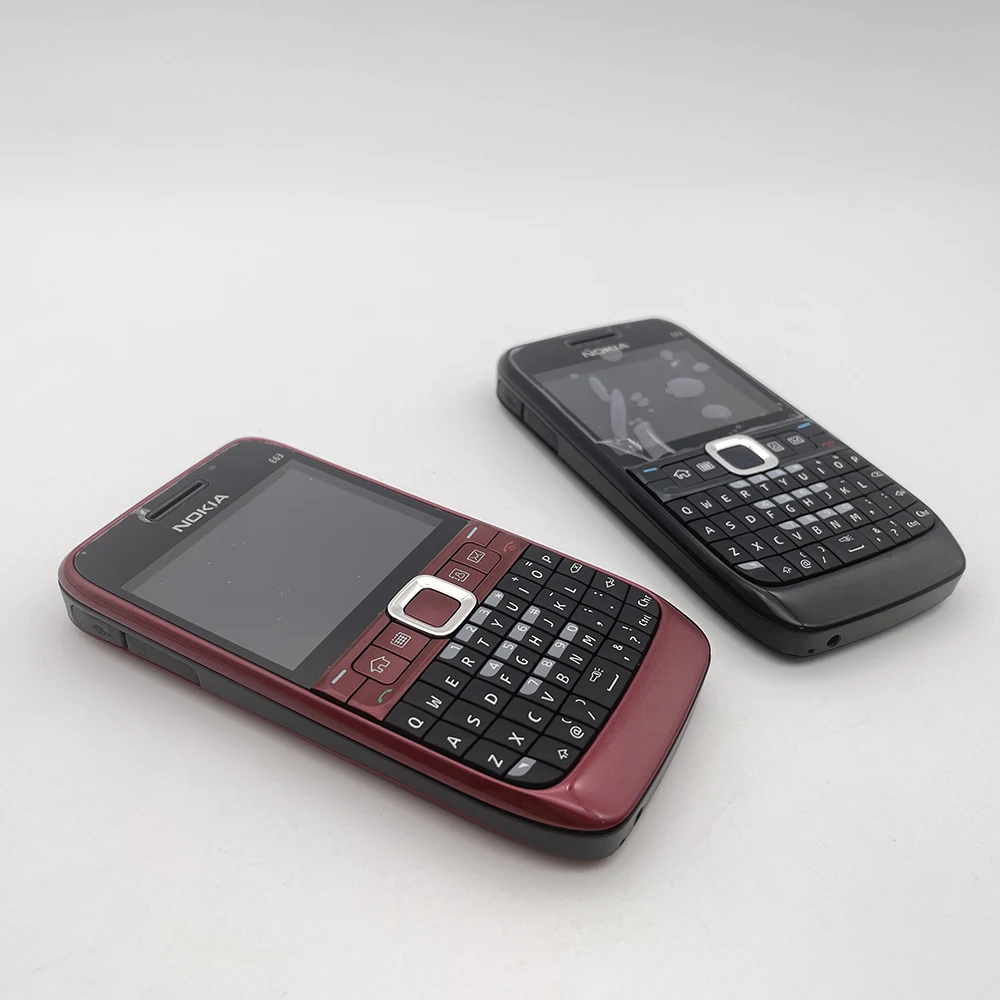 هاتف Nokia E63 الأصلي مصنوع في فنلندا يدعم اللغة الإنجليزية بحالة جيدة