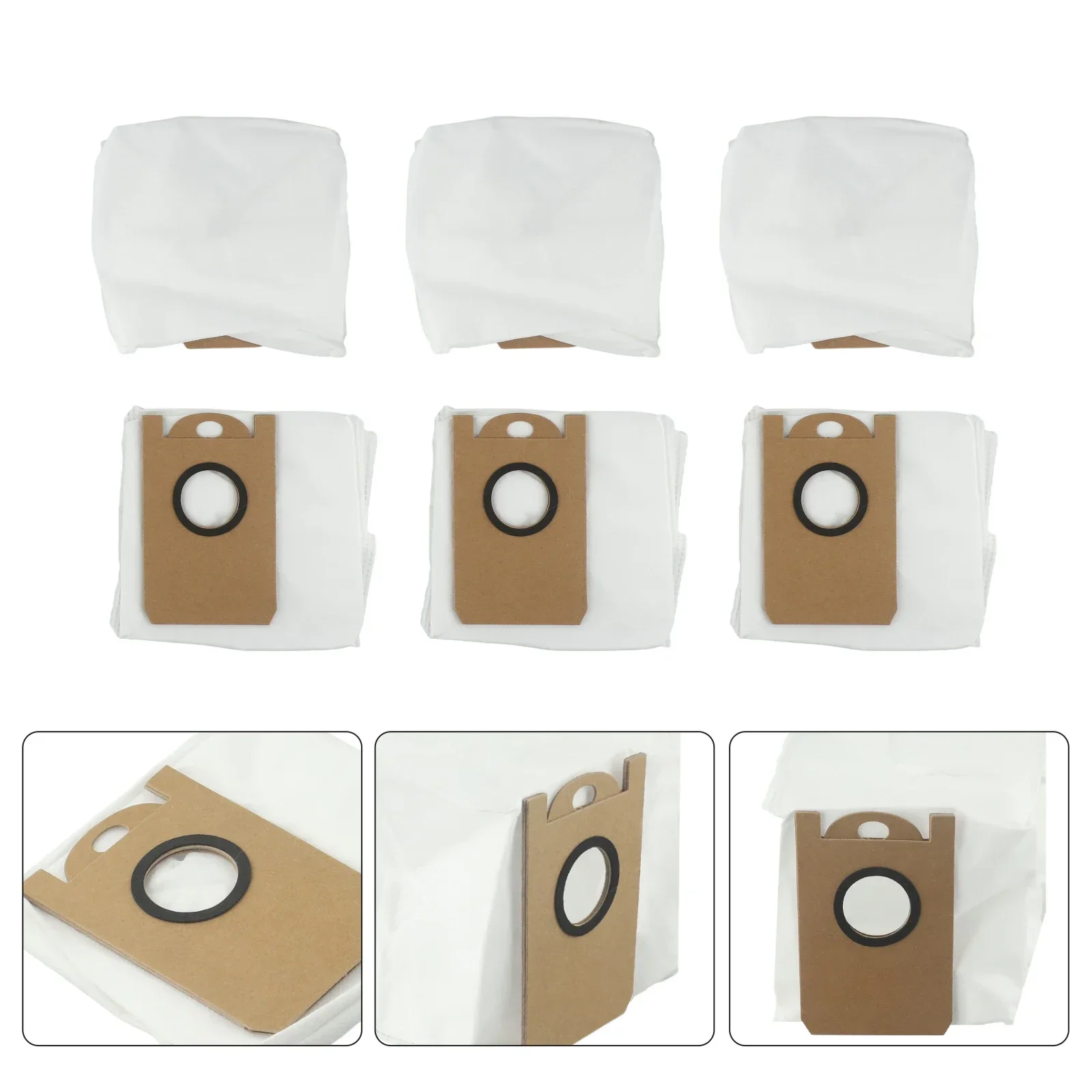 

Enhance the Performance of Your Vacuum Cleaner with 6pcs Dust Bag Replacement Kit for IMOU For RV1 Pro For RV1 Pro Max