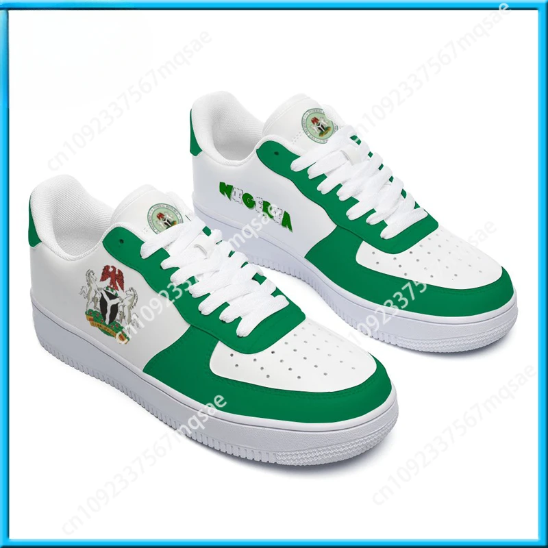 Dropshipping Print On Demand Custom Print Air Force Shoes Sneaker Benin Gambia Ghana Guinea Nigeria Flag Printing