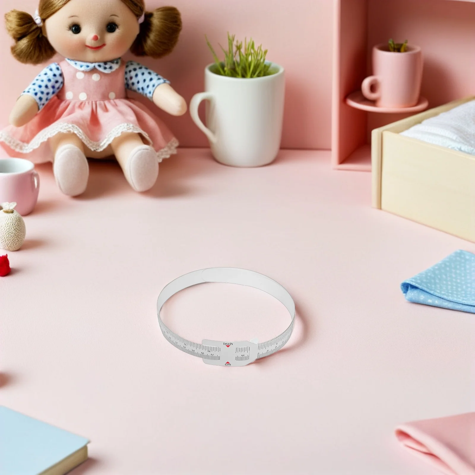 

12pcs Infant Growth Measuring Tape 60Cm Soft Baby Head Circumference Ruler For Toddler Body Arm Waist Measurement Tool Portable