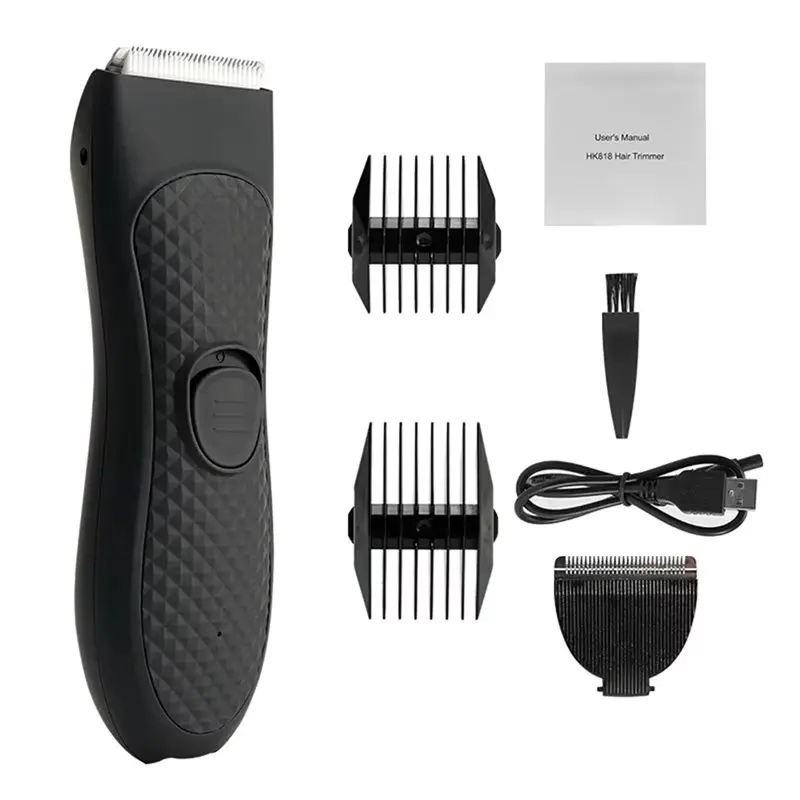 

【PARTY】Перезаряжаемый электрический триммер для волос в паху для мужчин, удаление волос на лобке, интимная зона, машинка для стрижки тела, бритва, бритва