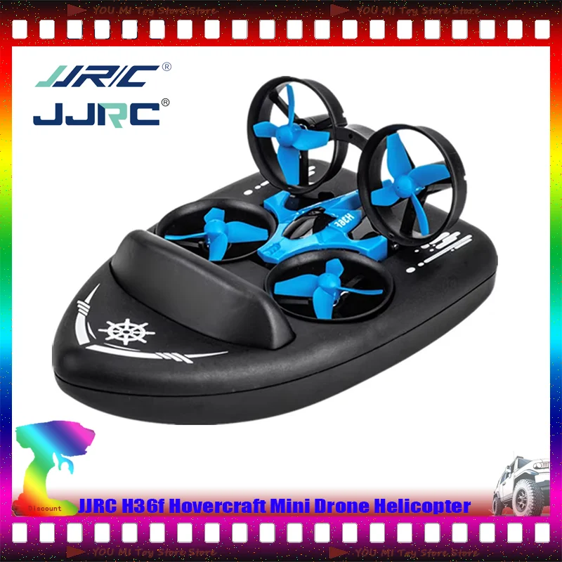 Nowość Jjrc H36f Hovercraft Mini Drone Helicopter 2.4g 4ch 6-Axis Gyro Speed 3d Flip Headless Mode Rtf Boat Custom Toys Gifts