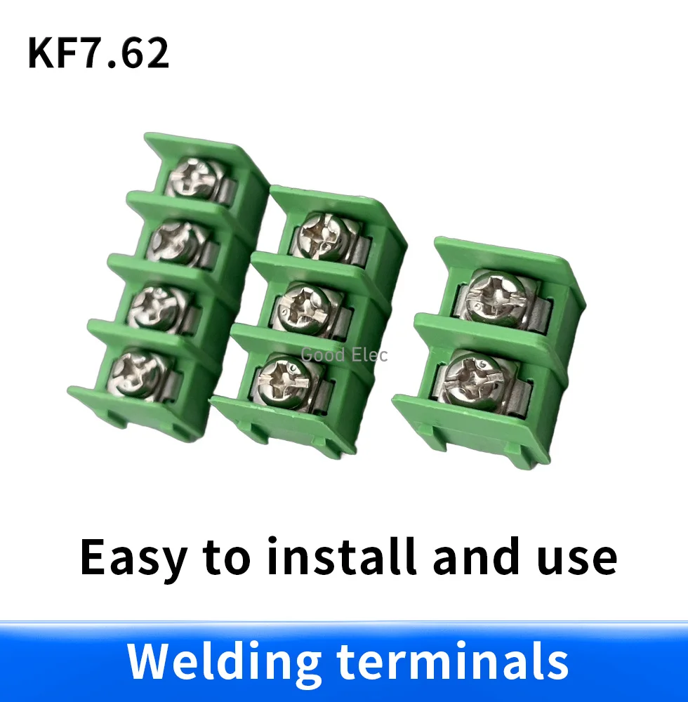 10Pcs KF7.62 2Pin 7.62mm Pitch 300V 20A PCB Pluggable Terminal Block Connectors