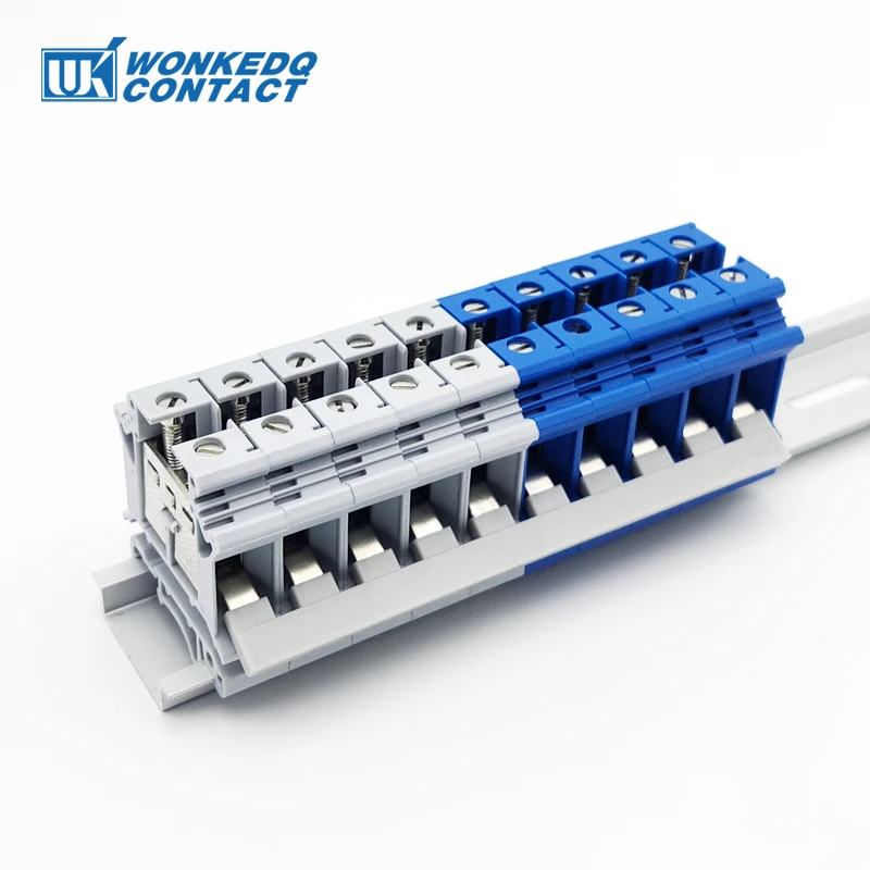 1Pc EB 10-12 Insertion Bridge UK UIK 16 DIN Rail Terminal Block Electrical EB10-12 Plug-in Insert Connector Wire Jumper Bar