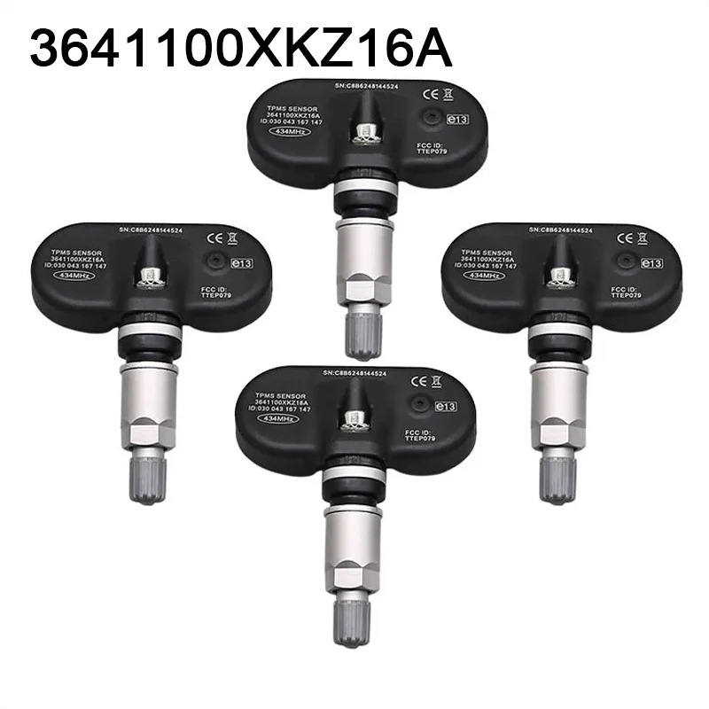 1/4PCS TPMS Car Tire Pressure Sensor for Haval H6 Sports M6 Plus Great Wall Tengyi C50 3641100XKZ16A 434MHZ