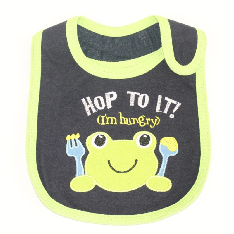 Cute Embroidered Sleeveless Baby Straps for Babies Girl Straps Water Scarf for Boys Hiccup Cloth for Feeding, Leak Proof Cartoon