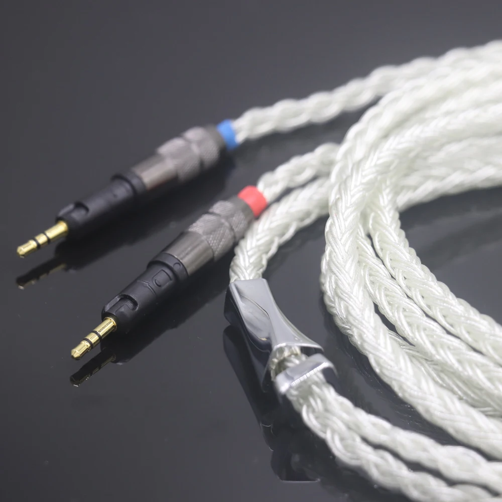Утолщенный кабель Haldane Xiaoman на талии, 16-ядерный кабель для обновления наушников OCC из чистого серебра для Technica ATH-R70X R70X R70 X5
