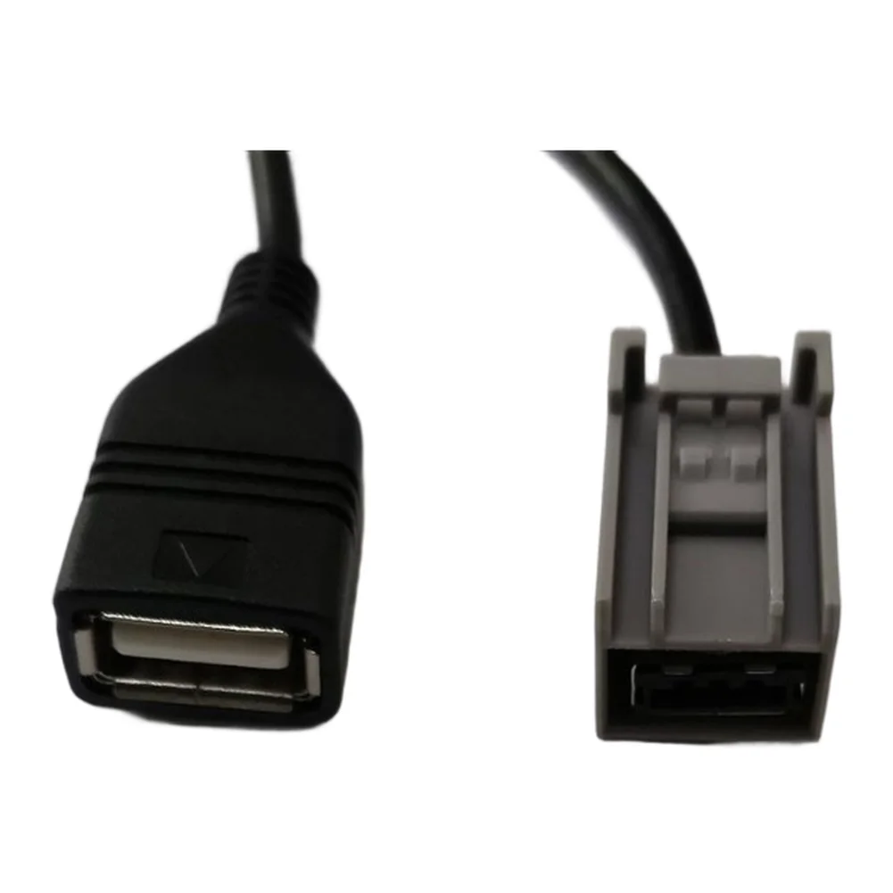 Vehicle Data Cord USB Audio Cable Black High-strength Material Direct Replacement Part Supports Music Playback