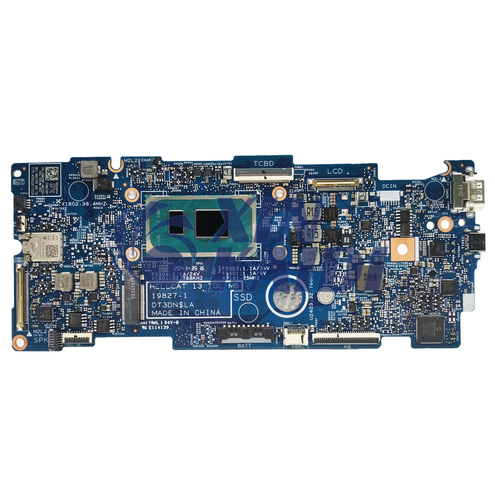 Computer Mainboard For Dell Inspiron 7306 19827-1 05X8YX 0GT06K 09M39P Laptop Motherboard with i5 i7-11th Gen CPU 8GB 16GB RAM