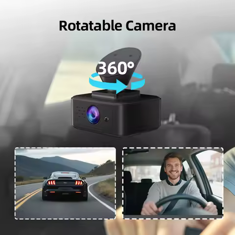 Jimiiot 2K Car Camera DVR JC182 4G Mini Rotatabl Cam Live Video Cloud Front Remote Control Real-time GPS Tracking Recorder PC
