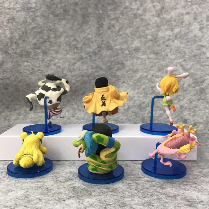 New Kawaii Banpresto One Piece Chinese Zodiac 12 Animal Signs Boa Hancock Charlotte Linlin Issho Anime Figures Model Toy Gifts