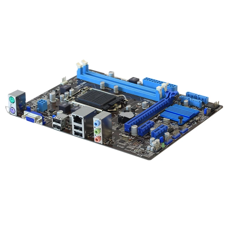 For Intel Used H61 H61M-E motherboard original  LGA 1155 DDR3 16GB For USB2.0 SATA2 Desktop Mainboard