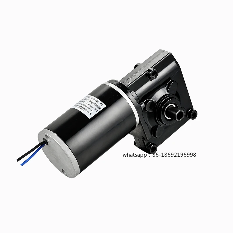 

2026 New ZY7712Z 200W 12/24V Brushed DC Geared Motor for Golf Bag Car Power Tools