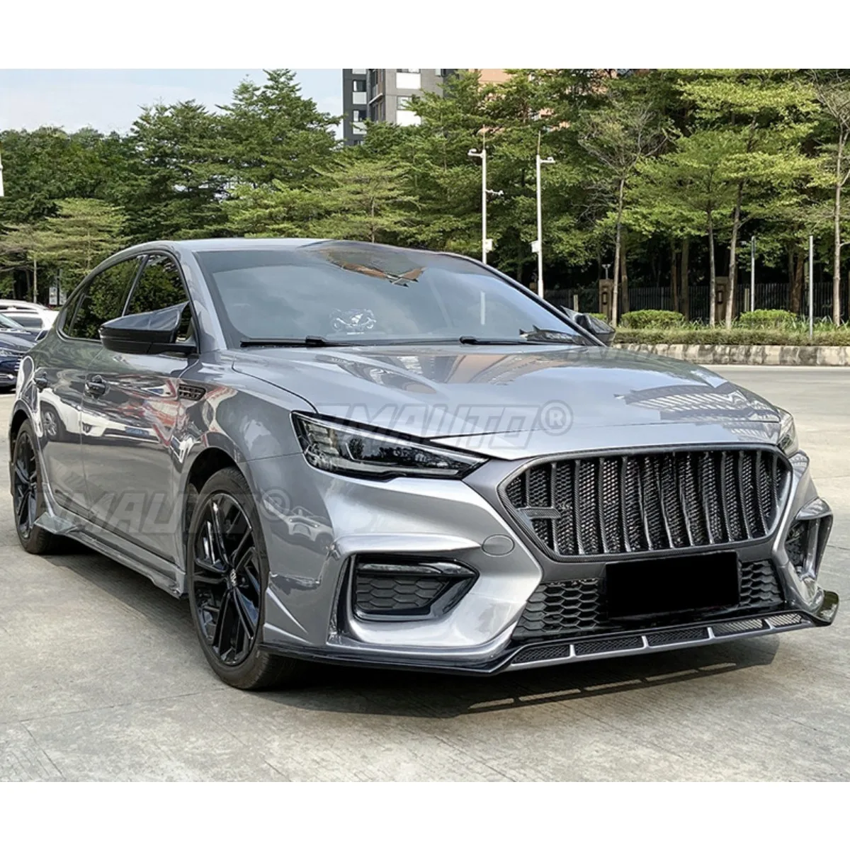 سيارة الجبهة حافة مصد السيارة الجانب تنورة المصد الخلفي سبويلر الناشر الفاصل ل MG6 2020-2021 طقم الجسم اكسسوارات السيارات