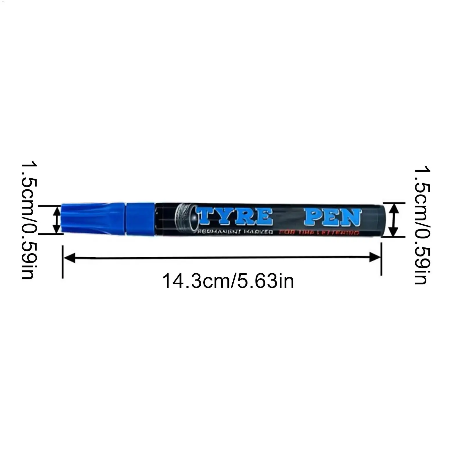 Car Tire Letter Pen Permanent Weatherproof Erasable Tyre Drawing Marker Wheels Paint Tires Drawing Pen For Vehicle Motorcycle
