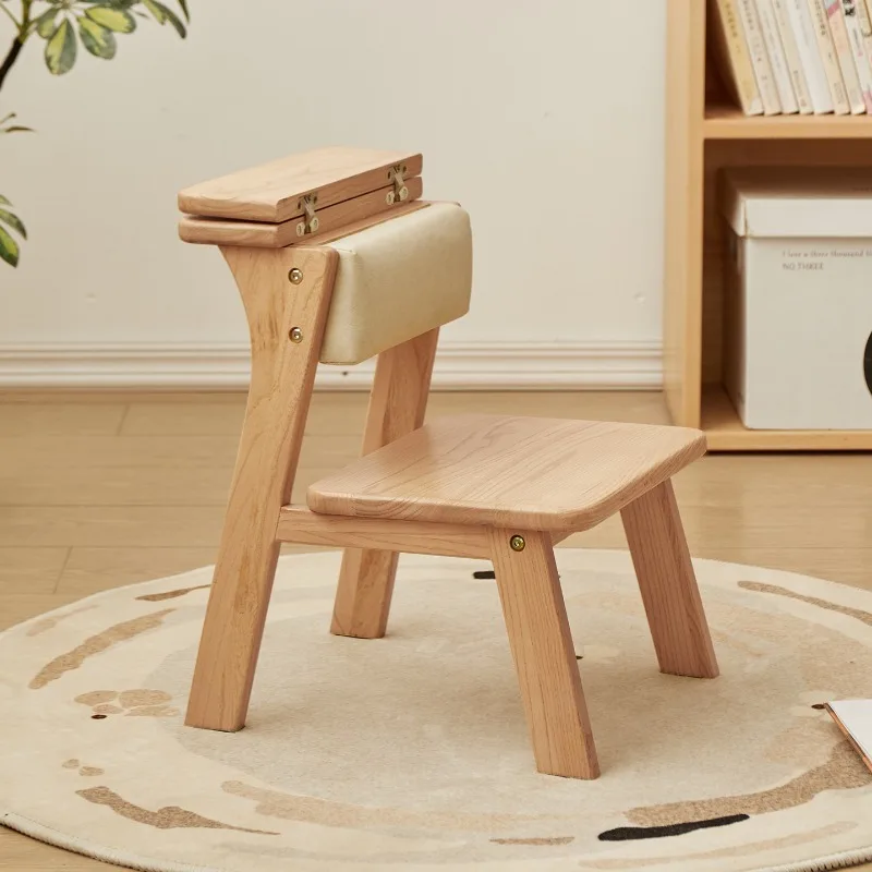 

*w for Kids' Wooden Step Stool with Storage - Multifunctional Chair for Children's Room, Bedroom & Home Decor*