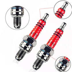 10mm Motorcycle Spark Plug CR7HSA ATRTC 3-Electrode For GY6 G6125 Engine Scooter Spark Plug Tools Motorcycle Accessories Parts