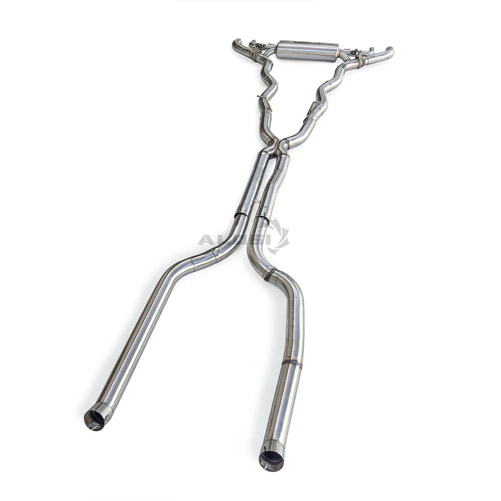 مناسبة لسيارات BMW 750/750i 4.4TG12 2016-2019 مع صمام التحكم في صمام العادم عادم خلفي للقطط