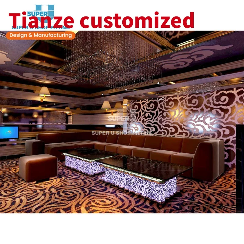 

(customized)Custom KTV Design Liquor Bar SPA Lounge Night Club Decorations Chaise Disco Party Furniture Night Club Interior Desi