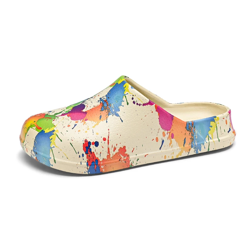 Marca Eva Chinelos Meia Sapatos De Borracha Para Homens Mulheres Impermeável Jardim Tamancos Fechado Toe Chef Shoes Restaurante Cozinha Trabalhando