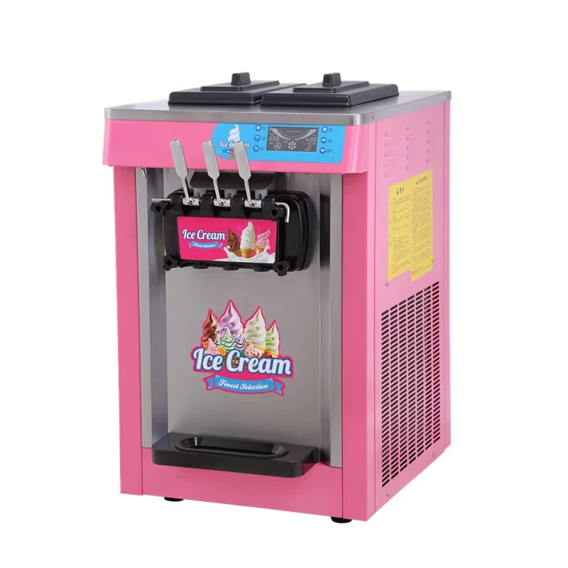 

Commercial Ice Creme Machine Automatic Soft Serve Table Top Ice Cream Maker Best Price