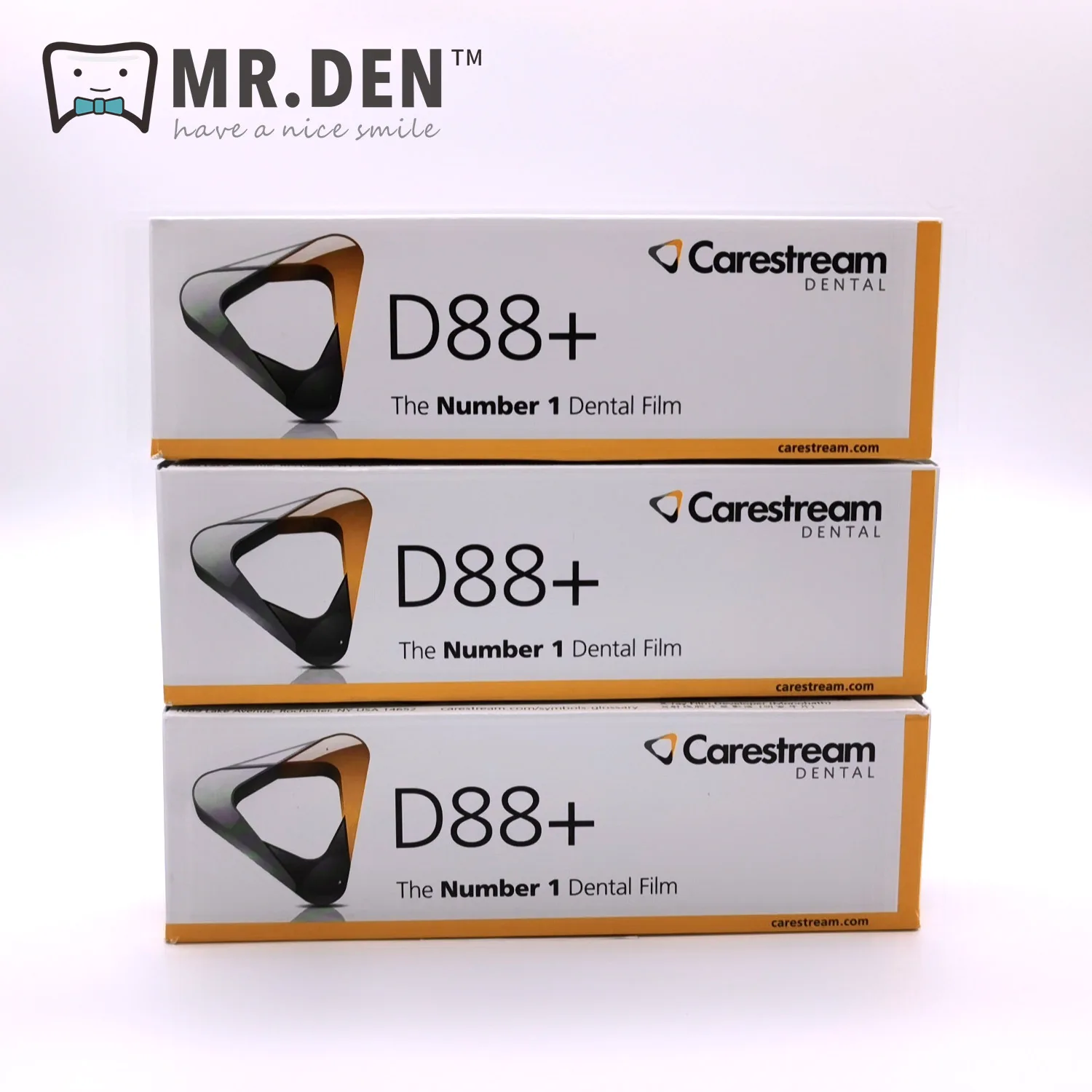 MR DEN 100pcs/Box Dental Radiographic Systems X Ray Film Kodak D88 Carestream Good Quality Intraoral Film for Dental Clinic