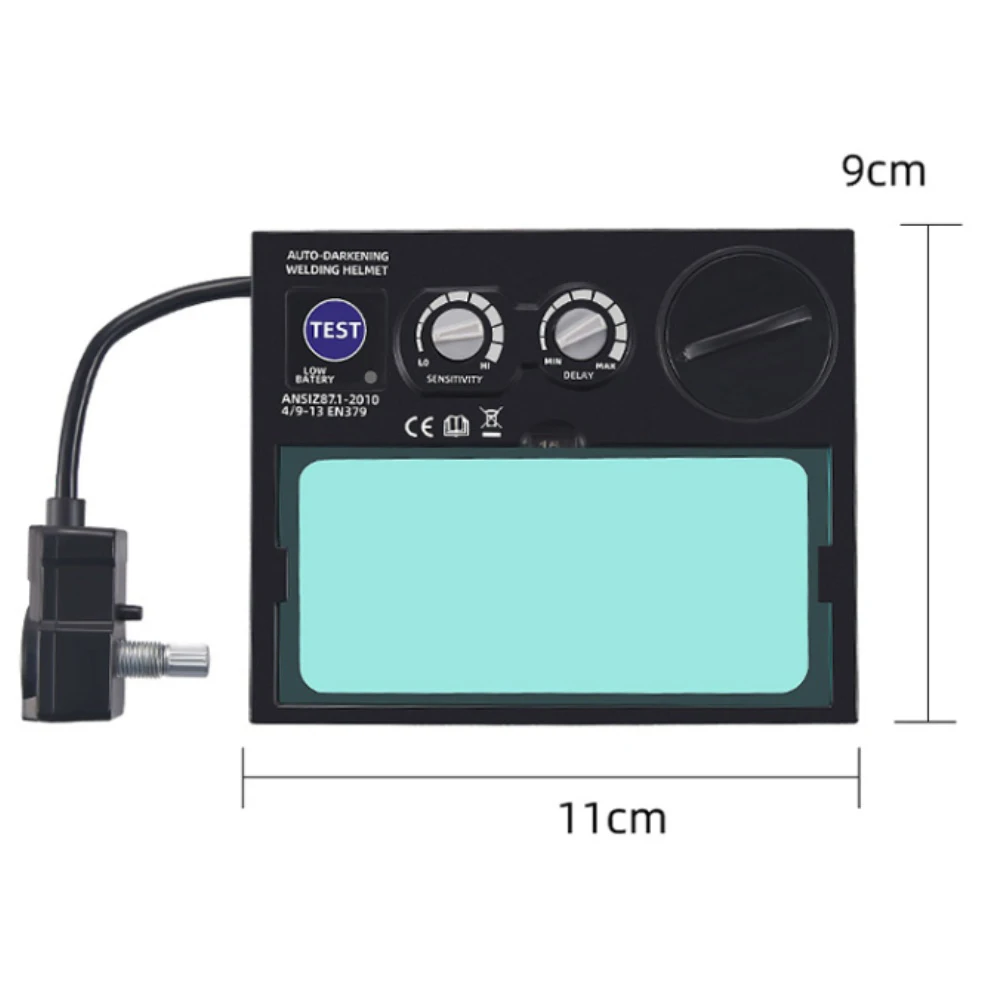 1pc Auto Darkening Filter True Color Welding Polish Mask Welding Len Eyes Protection Mask For Welding Monitors Detection