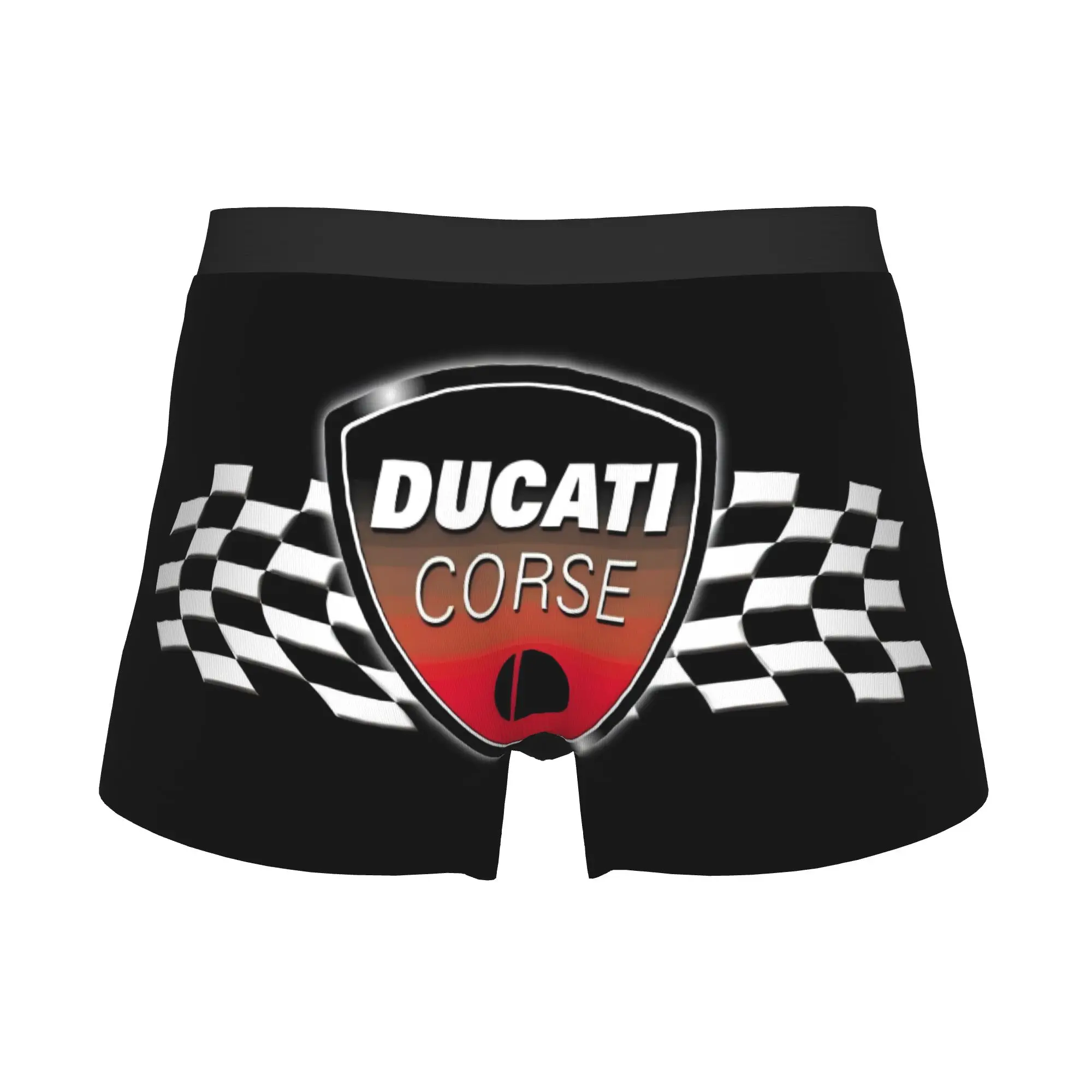 Fashion Italy Ducatis Boxers Shorts Panties Male Underpants Stretch Motorcycle Racing Briefs Underwear